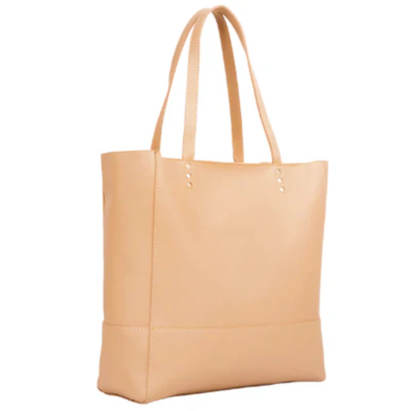 Beige Rexine Women’s Shoulder Bag