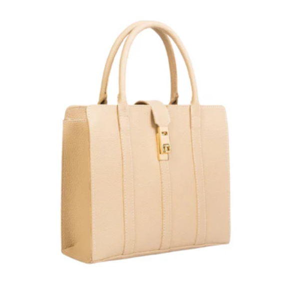 Beige Women’s Rexine Shoulder Bag
