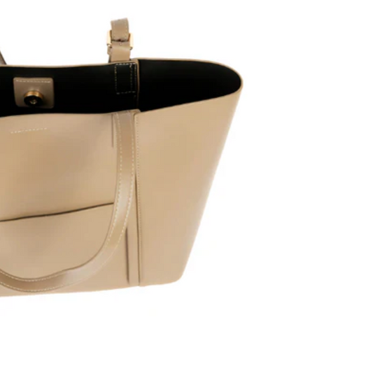 Beige Rexine Shoulder Carry Bag