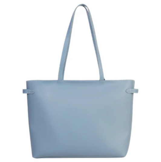 Sky Blue Rexine Shoulder Bag